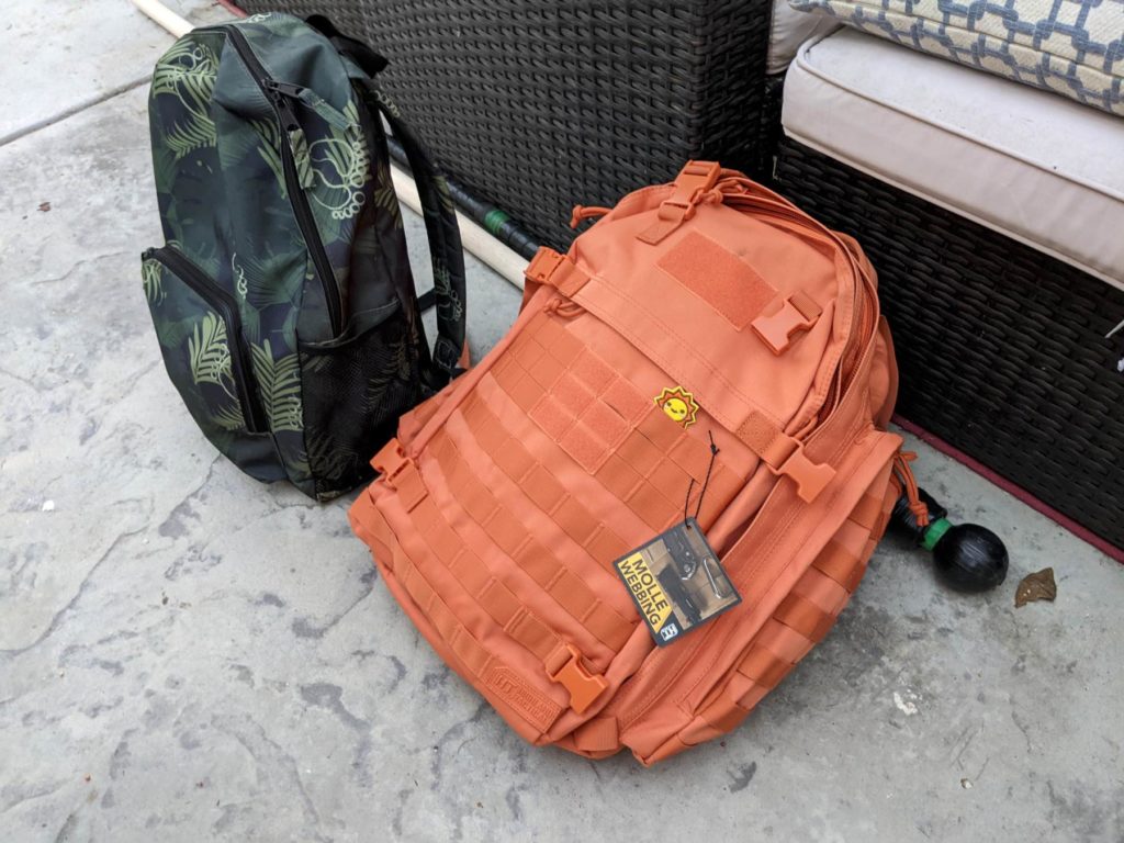 Orange Backpack