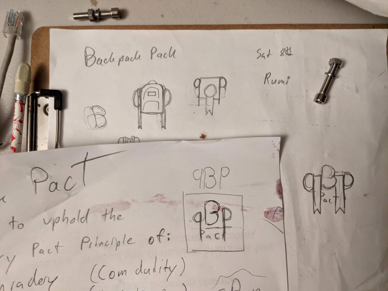 BPP Logo Early Sketches